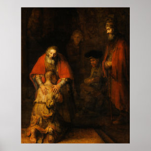 Poster Regresso do Filho Prodígio por Rembrandt van Rijn