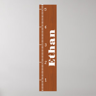 Poster Régua Personalizada do Gráfico de Crescimento Huma