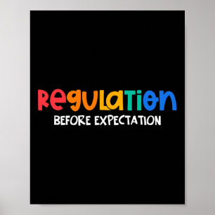 Poster Regulamento Antes da Expectativa Autismo Sensibili