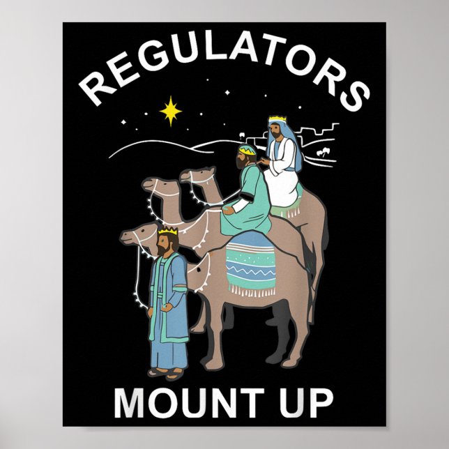 Poster Regulator Mount Cute Up Christmas Three Kings Rein (Frente)