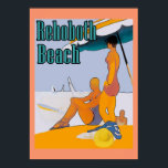 Pôster Rehoboth Beach Art Deco<br><div class="desc">Rehoboth Beach Art Deco</div>