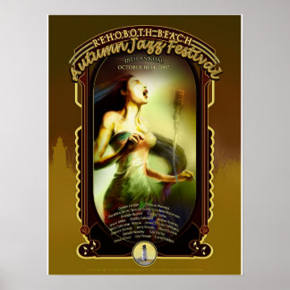 Pôster Rehoboth Beach Autumn Jazz Fest 2007
