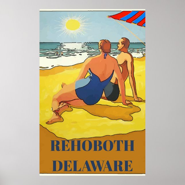 Poster Rehoboth, De, editar texto (Frente)