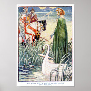 Poster Rei Arthur e a senhora do lago
