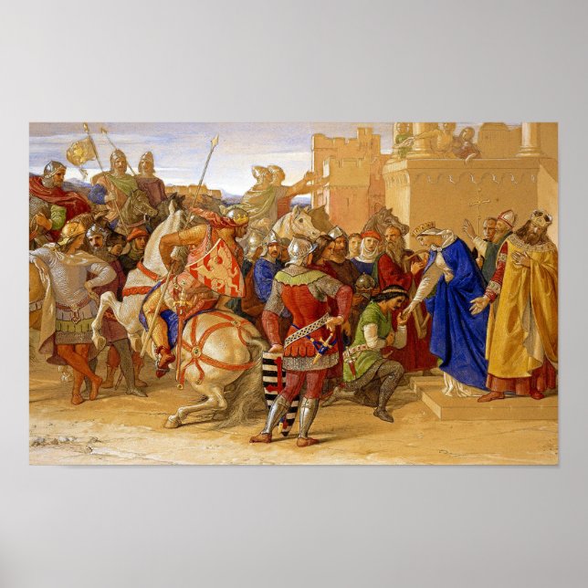 Poster Rei Arthur e Cavaleiros da Mesa redonda (Frente)