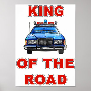 Poster Rei azul grande da estrada #1