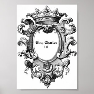 Poster Rei Charles 111 Coroa Real