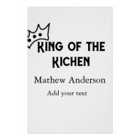 Rei da cozinha adiciona nome cozinhar de padaria c