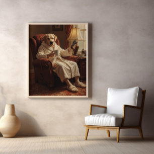Poster Rei da Poltrona: Café e Mastigar