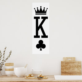 Poster Rei das cartas
