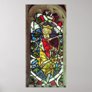 Pôster Rei David, século XIV