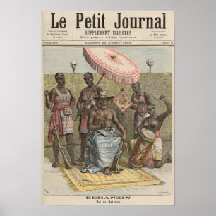 Pôster Rei de Behanzin de Dahomey