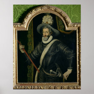 Poster Rei de Henri IV de France e de Navarra, c.1595