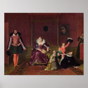 Poster Rei de Henri IV do jogo de France e de Navarra