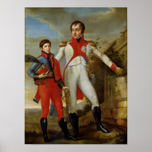 Pôster Rei de Holland e de príncipe herdeiro de Holland