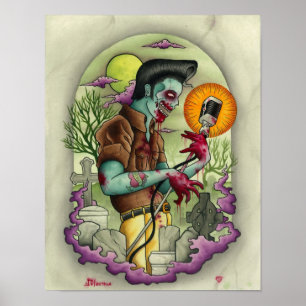 Pôster Rei do zombi de Joey Ortega