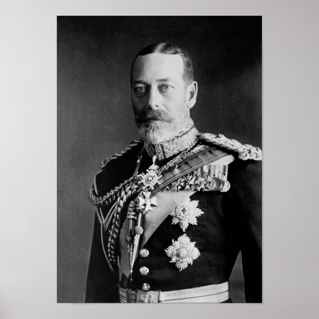 Poster Rei George Portrait - 1923 (Frente)