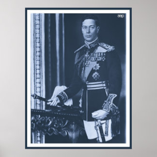 Pôster Rei George VI do Reino Unido
