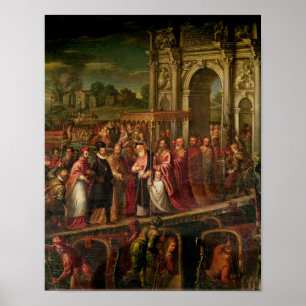 Poster Rei Henri III de France que visita Veneza
