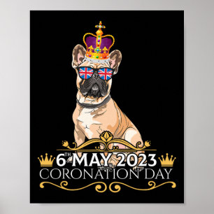 Poster Rei Iii Dia da Coronação presentes para o Bulldog 