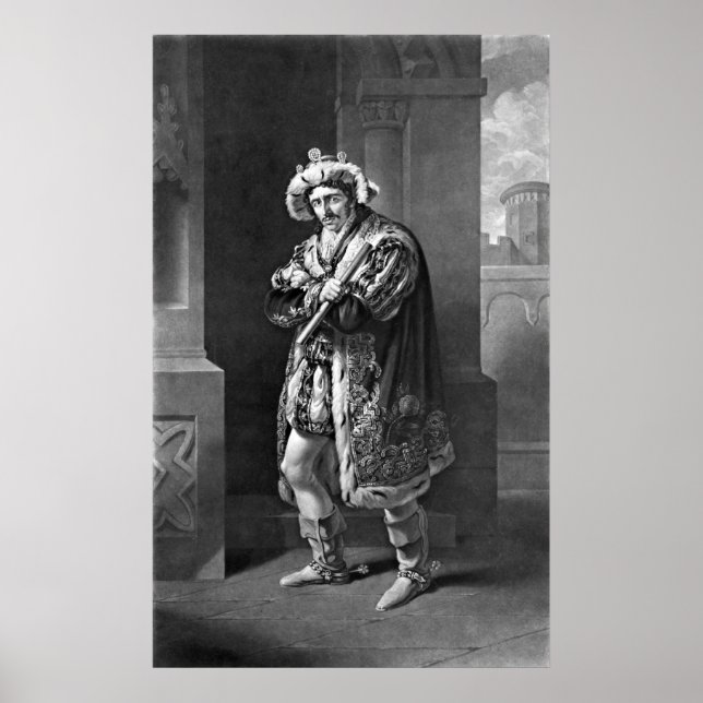 Pôster Rei Richard III 1814 (Frente)
