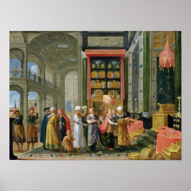 Pôster Rei Salomão e Rainha de Sheba (Frente)