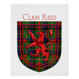 Pôster Reid Tartan Scottish Xadrez Lion Rampant