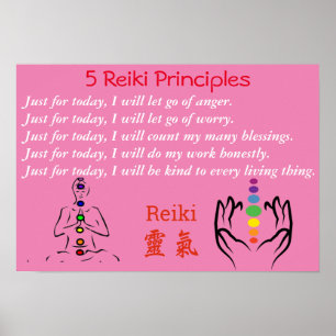 Poster Reiki/Chakra