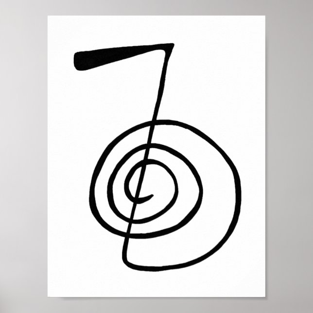 Poster Reiki: Cho Ku Rei: O Símbolo de Energia (Frente)