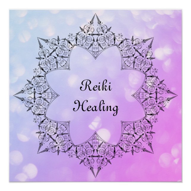 Pôster Reiki Healing (Frente)