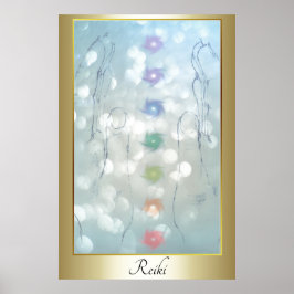 Poster Reiki Healing Mands design