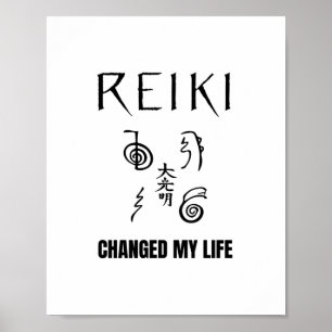 Poster Reiki mudou minha vida   Presentes Energéticos Re