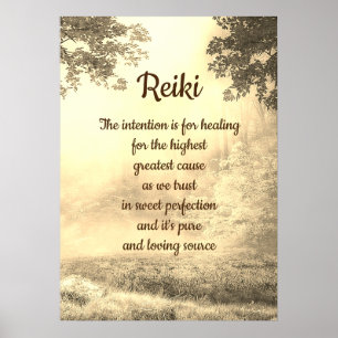 Poster Reiki Poem