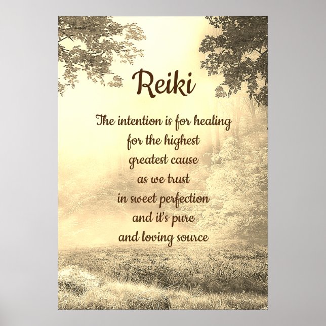 Poster Reiki Poem (Frente)