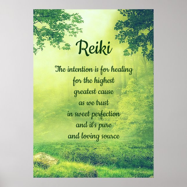 Poster Reiki Poem (Frente)
