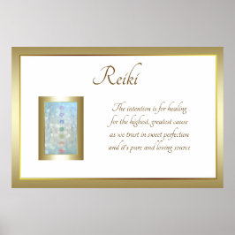 Pôster Reiki Poem Art design