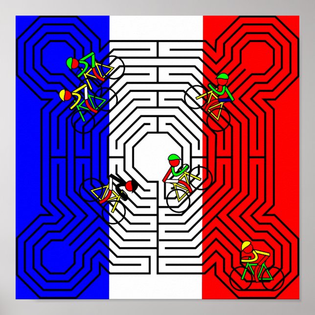 Poster Reims Labyrinth - Tour de França (Frente)