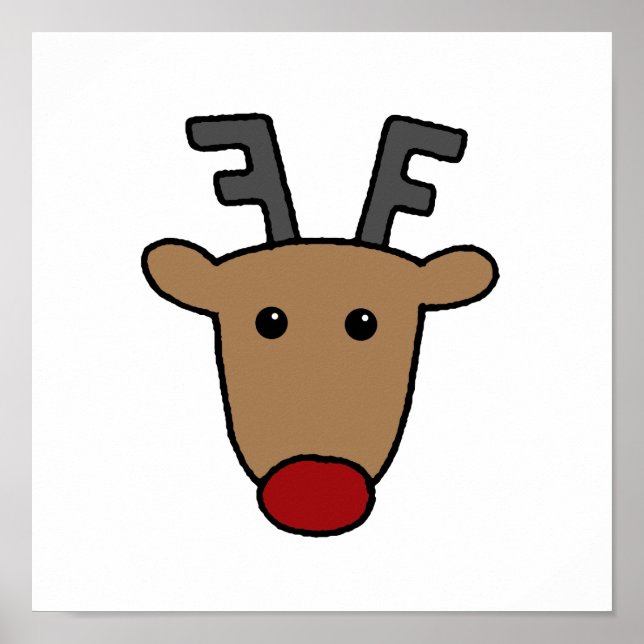 Pôster Reindeer (Frente)