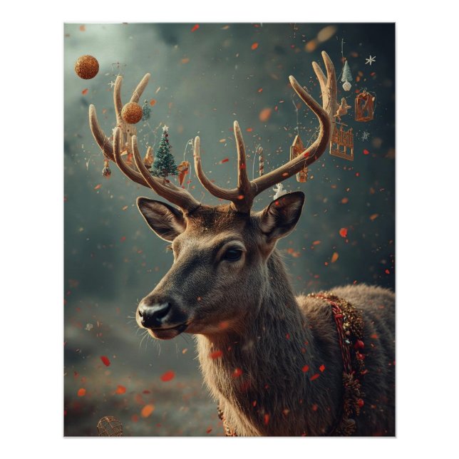 Pôster Reindeer Poster (Frente)