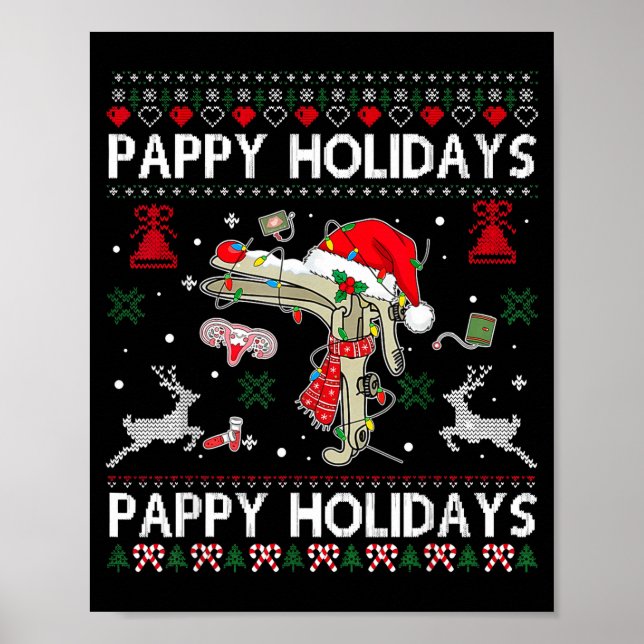 Poster Reindeer Speculum Obgyn Nurse Ugly Christmas Obste (Frente)