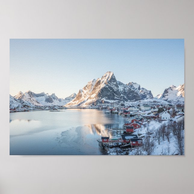 Poster Reine Lofoten Noruega (Frente)
