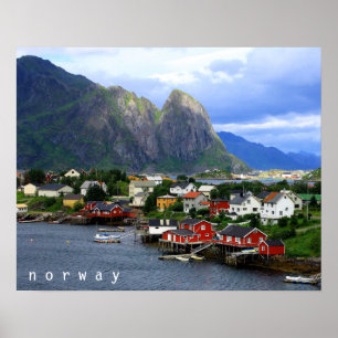 Pôster Reine, Noruega