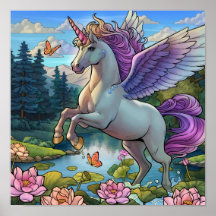 Reino de Contos de Fadas do Unicórnio Pegasus Mági