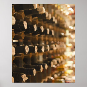 Poster Reino Unido, Bristol, garrafas de vinho velhas