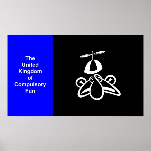 Pôster Reino Unido da Diversão Obrigatória (Frente)