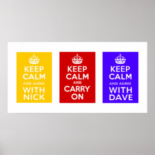 Pôster ~ Reino Unido do governo de aliança