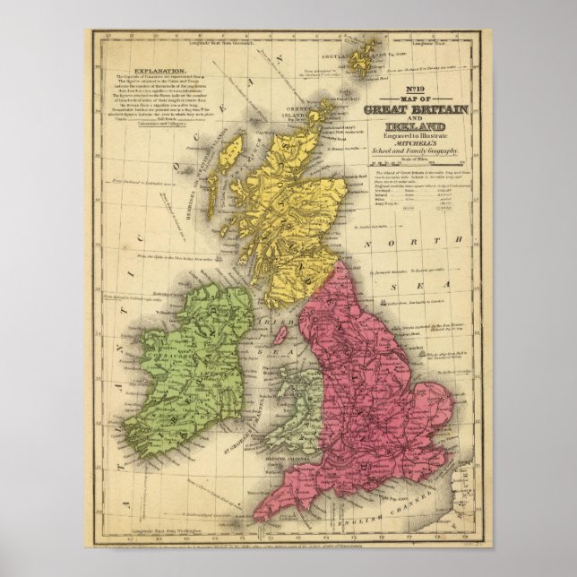 Pôster Reino Unido e Irlanda excelente 2 (Frente)