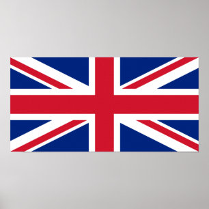 Pôster Reino Unido Union Jack