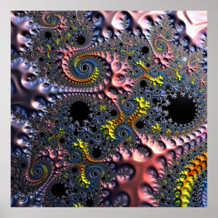 Poster Reinos Espirais Infinitos