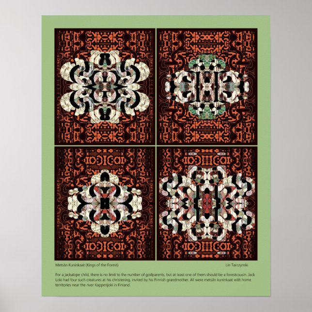 Poster Reis da Floresta (Metsän Kuninkaat) (Frente)